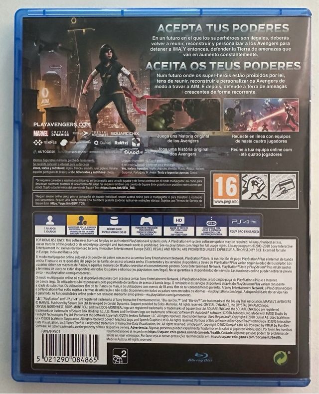 Marvel's Avengers PS4 (PlayStation 4)