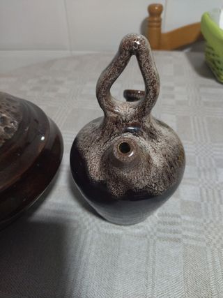 BOTIJO VIDRIADO "PIQUERES" VINTAGE
