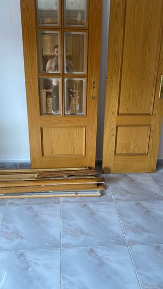 Puertas roble macizas sin marcos 