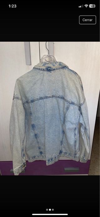 Chaqueta vaquera oversize