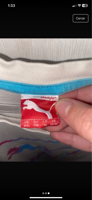 Camiseta Puma blanca