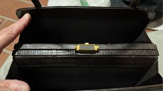 Borsa vintage anni '50 in pelle