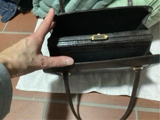 Borsa vintage anni '50 in pelle