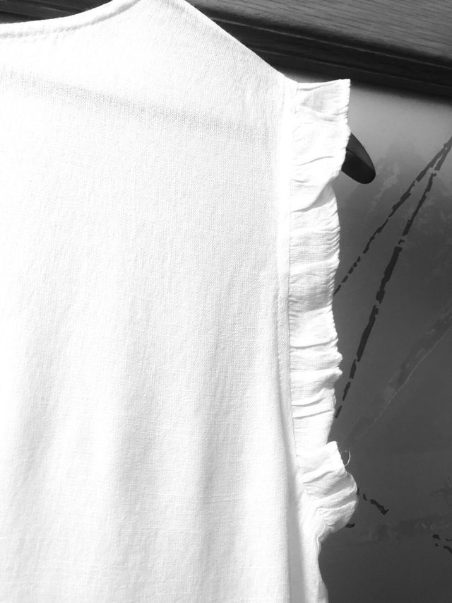 Vestido blanco L - estilo ibicenco