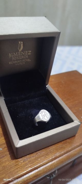 Anillo plata Jiménez Joyeros