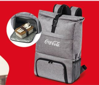 Zaino Coca-Cola termico grigio