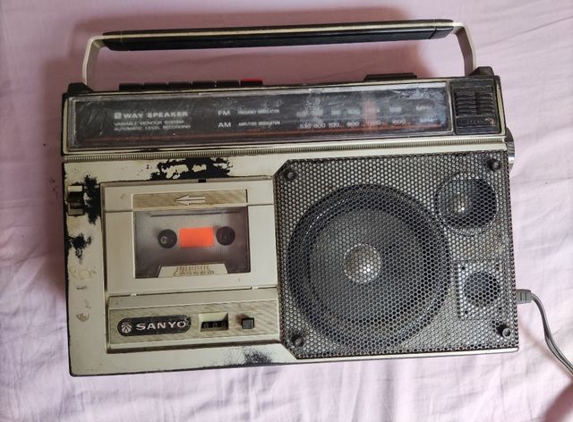 Radiocasete Sanyo Vintage