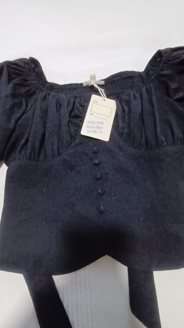 Blusa negra Charline - Talla L. Nueva