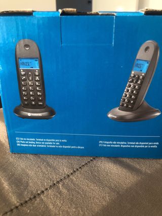 Teléfono inalámbrico - nuevo a estrenar