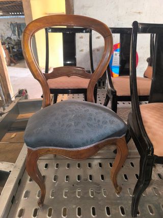4 Sillas Madera Antiguas