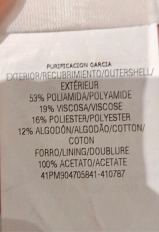 Vestido Purificación García talla 42.