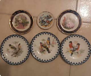 6 Platos porcelana | Decorativos