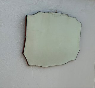 Espejo biselado antiguo