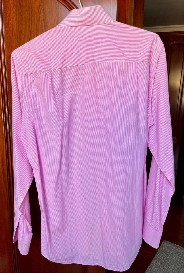 Camisa Mr. Hampton rayas rosa