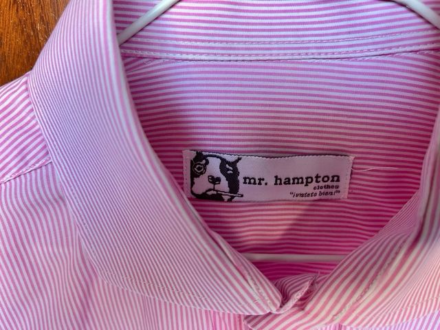 Camisa Mr. Hampton rayas rosa