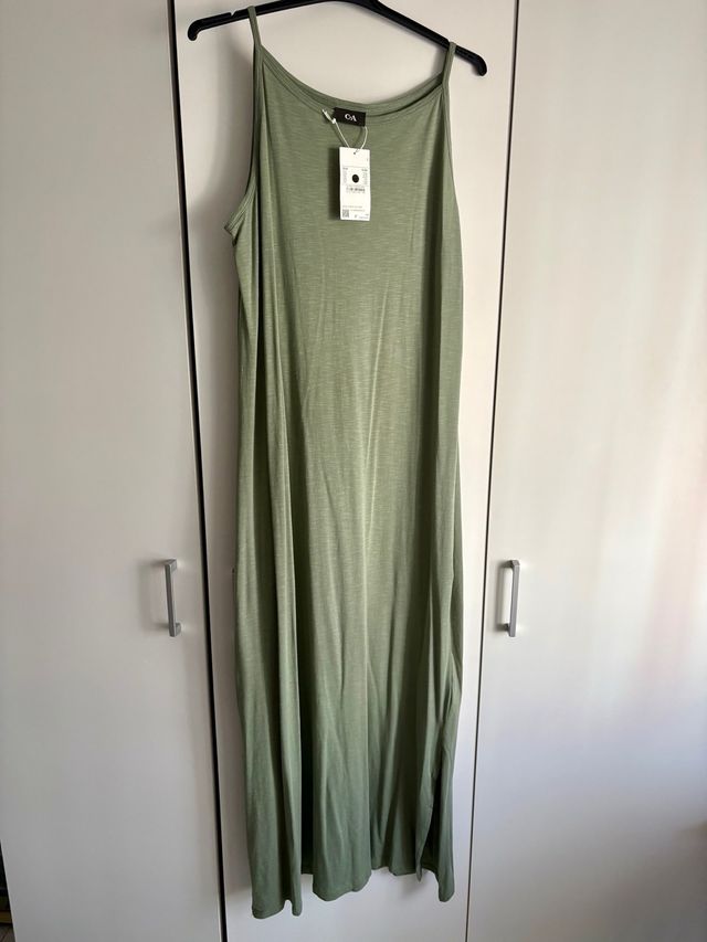 Vestidos largos - Negro y Verde