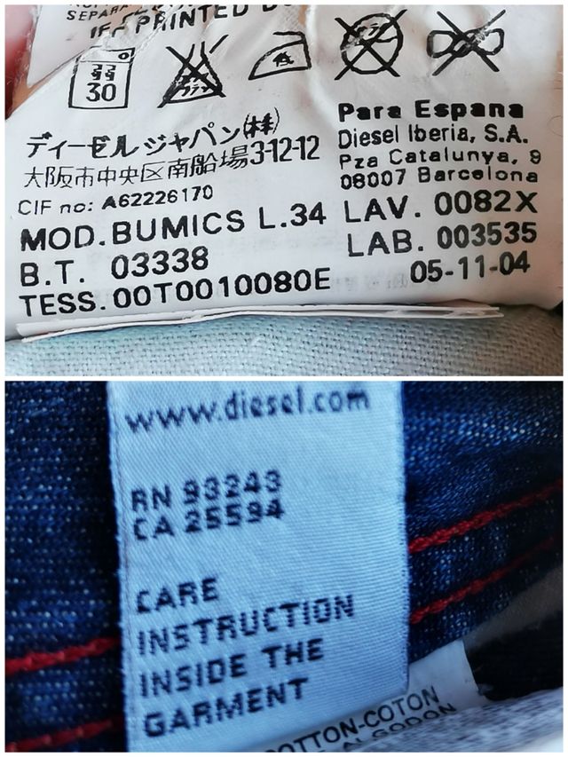 Jeans Diesel Bumics , W 31 L 34