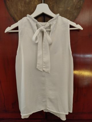 Camisa cuello hatler blanca
