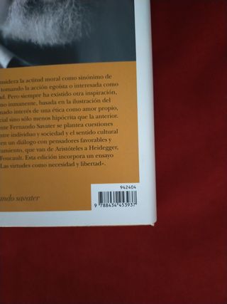Sabater: Ética como amor propio