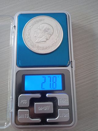 Moneda plata 5 pesos México 1952