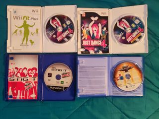 Pack juegos PS5, Wii y PS2