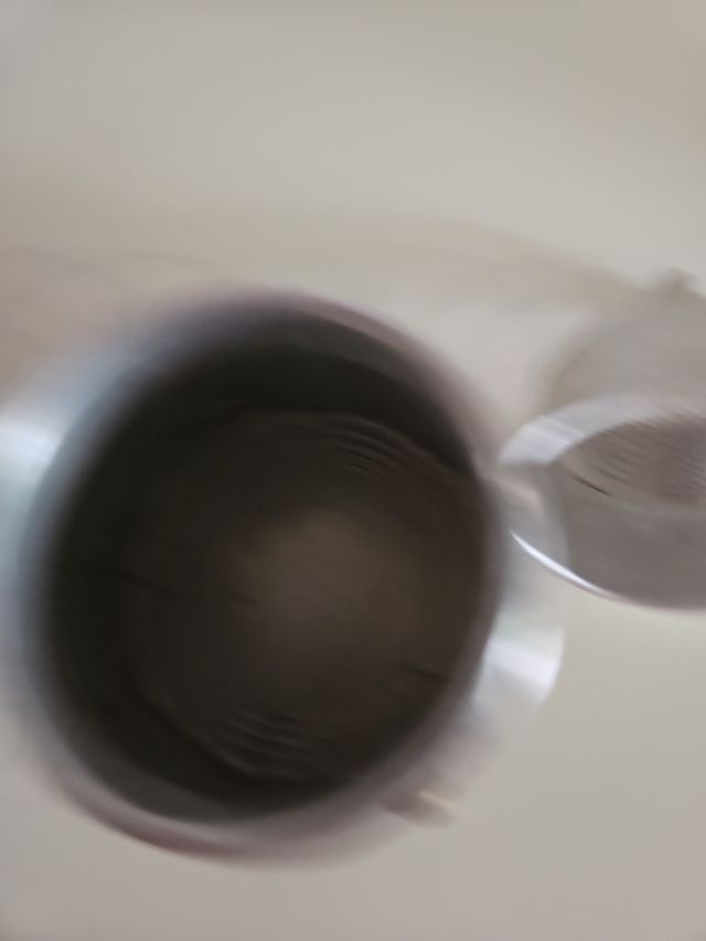 Caffettiera con moka in vetro