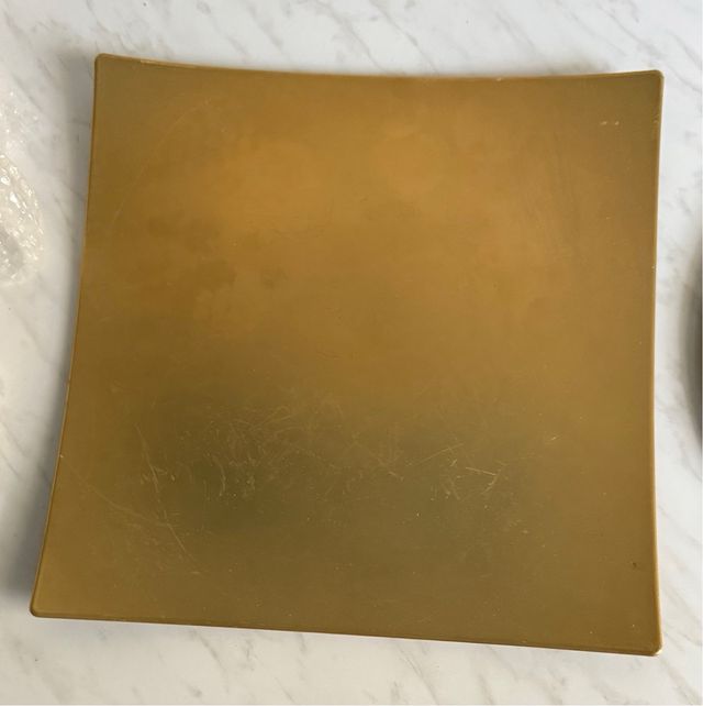 2 Piatti oro - Decorazione Tavola