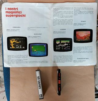 Rivista Go Games + cassetta giochi C64 - C16