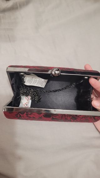 Bolso Misako granate - fiesta