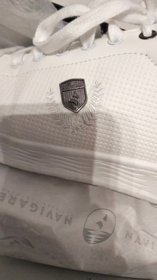 Navigare - Scarpe Tennis Bianche n°43