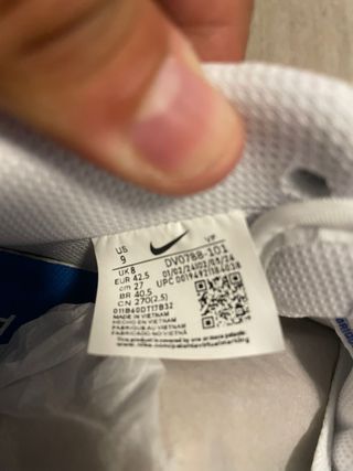 Nike Air Force 1 - Zapatillas blancas y azules