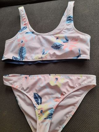 Bikini Roxy niña rosa