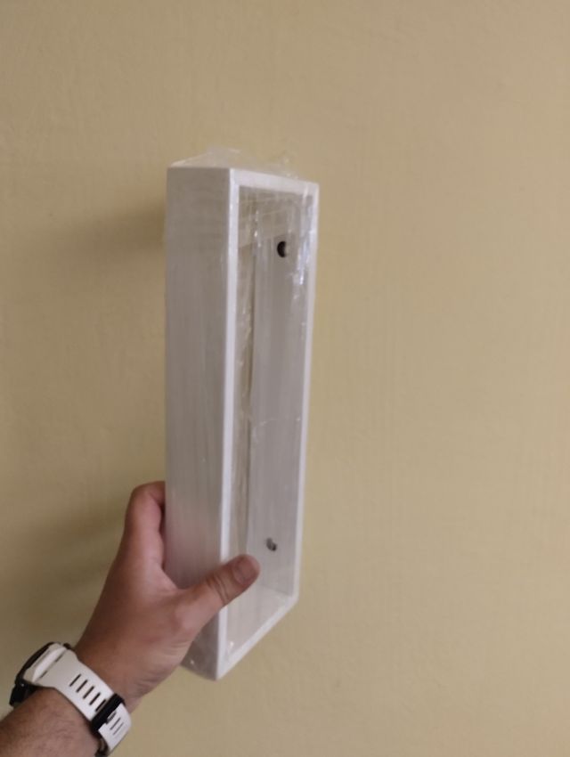 Soporte toallero encimera baño