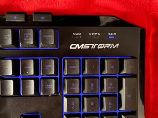Teclado y ratón gaming CM Storm Devastator azul