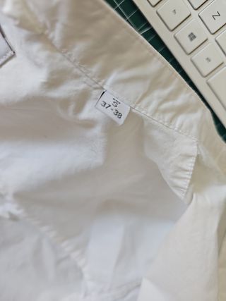 Camisa Celio blanca talla S