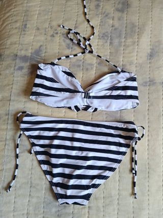 Bikini Ocean Club rayas blanco-negro