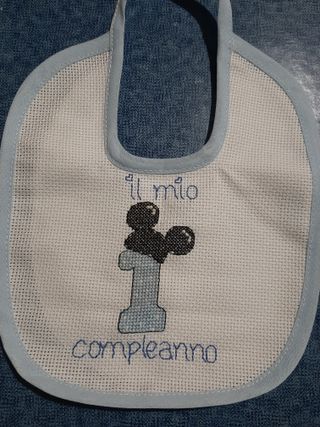Bavaglino 1° Compleanno Bimbo