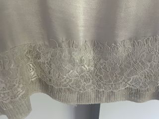 Vestido blanco crudo