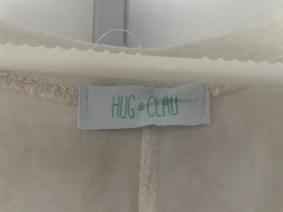Vestido blanco crudo