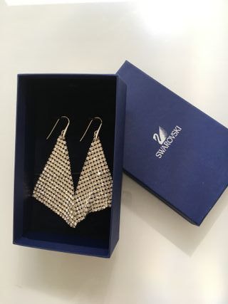 Pendientes Swarovski Plata