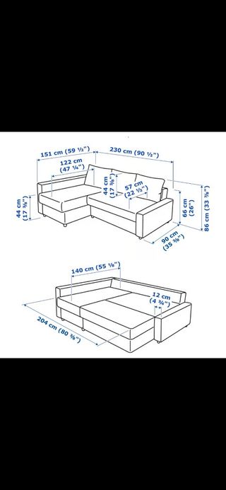 Sofá cama Ikea Friheten