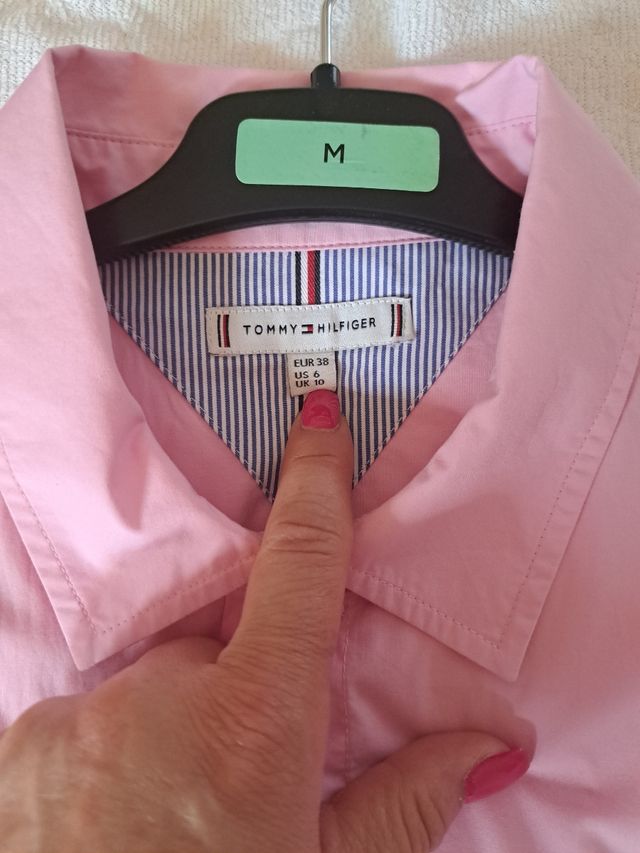 Camisa Rosa Tommy Hilfiger M