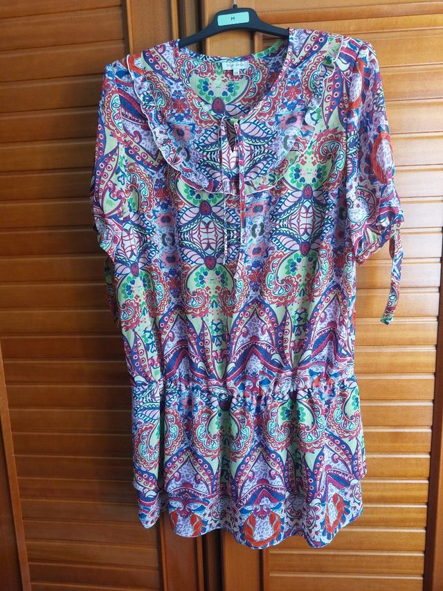 Blusón verano multicolor - Talla 50