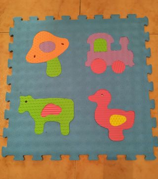 Alfombra puzzle infantil - Goma eva