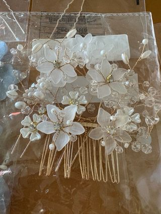 Tocados novia: diferentes piezas