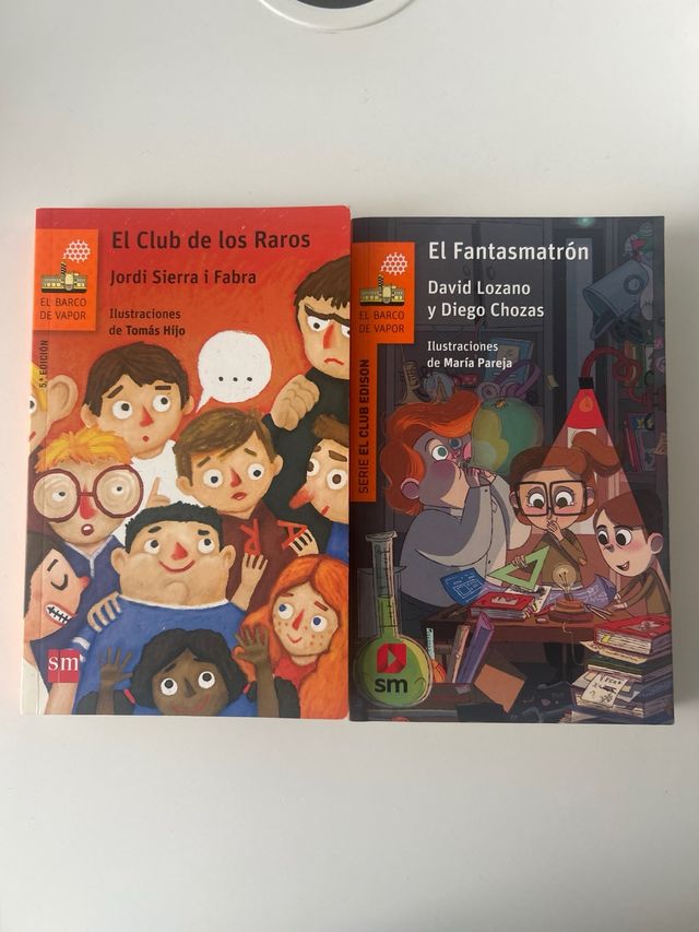 Lote 2 libros de el barco de vapor