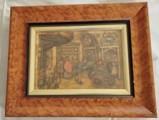 Cuadro Anton Pieck 3D - negociable