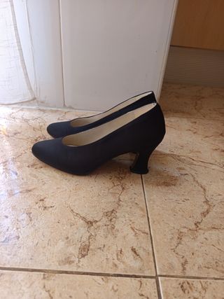 Zapatos salón negros mujer -talla 36