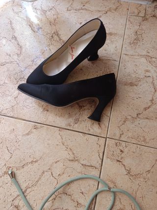 Zapatos salón negros mujer -talla 36