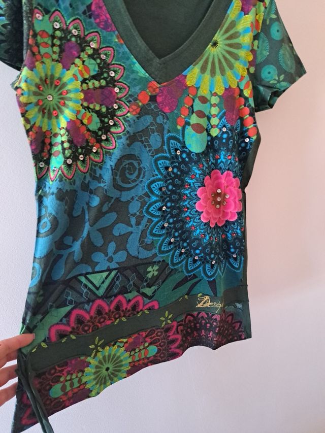 Camiseta Desigual multicolor